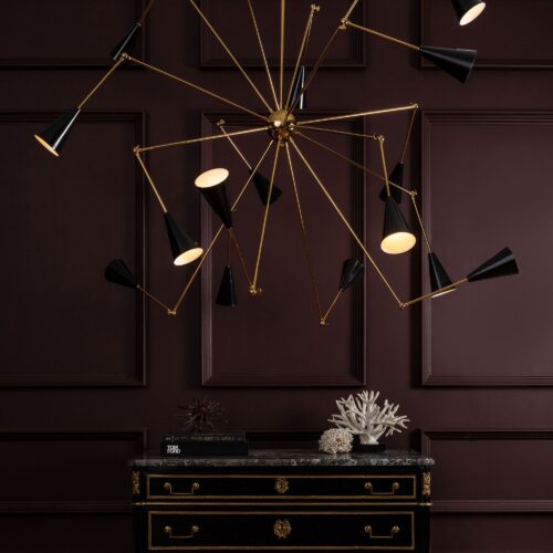 Aranha sputnik light by Pure White Lines