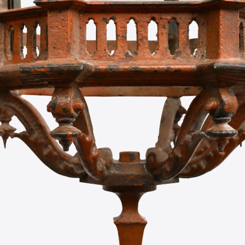 Rare 19th Century Gothic Italian Iron Lanterns