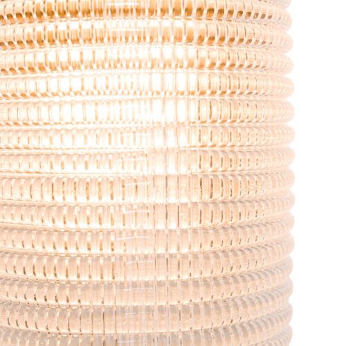 waffle glass and brass wall light