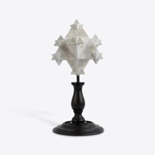 Sorcerer's stone on wooden stand