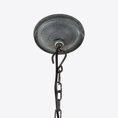 Keats in a bronze verdigris finish - a traditional square hanging lantern for hallways porches