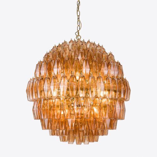 Medium_ball_Sorrento_chandelier_Amber_1