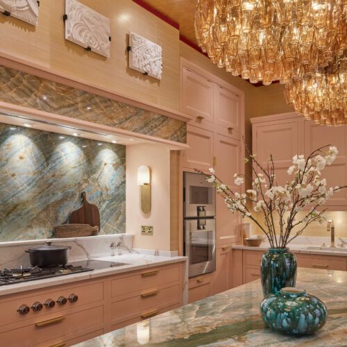 Sorrento chandeliers by Pure White Lines at WOW!house at Design Centre Chelsea Harbour 2023