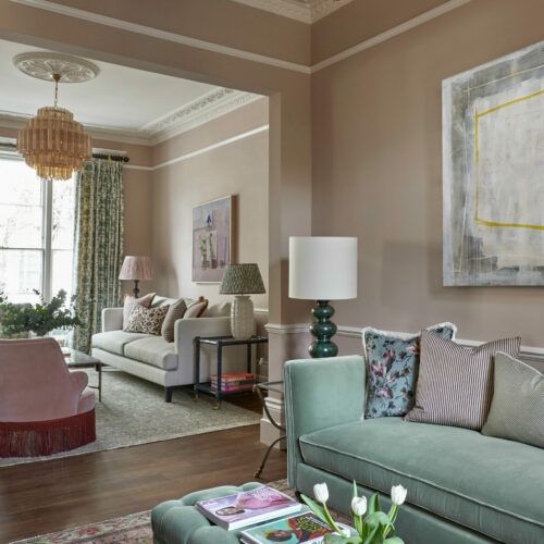 frank_and-faber-Victorian_renovation-St_Johns_Wood_London-Pure_White_Lines_Palermo-amber-glass-chandelier