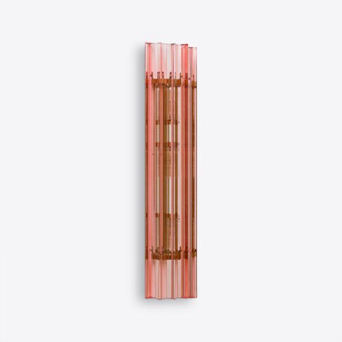 pink Amaro wall light in a 70s Murano style