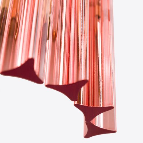 pink Amaro wall light in a 70s Murano style