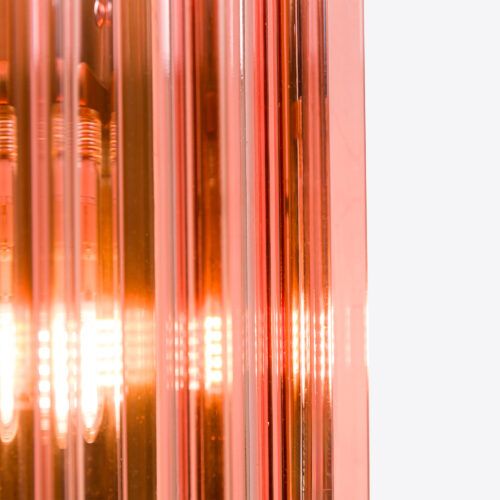 pink Amaro wall light in a 70s Murano style