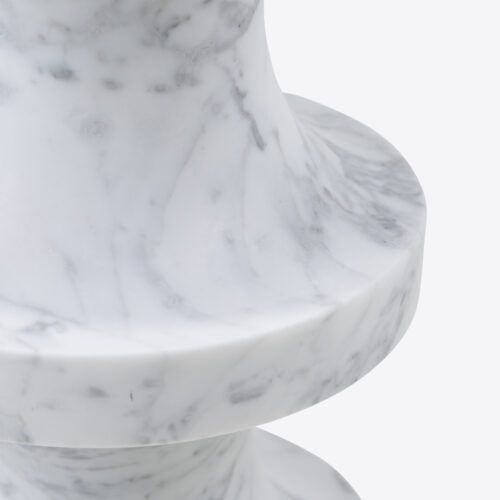 white marble River side table