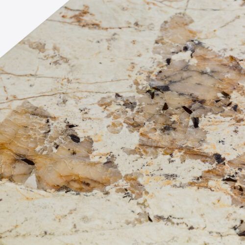 Patagonia quartzite luxury dining table marble brass