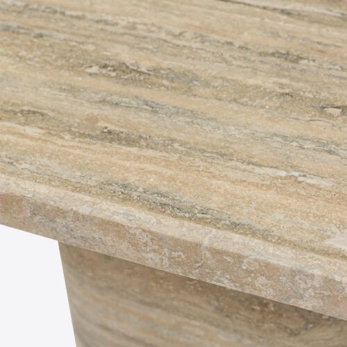 Argent travertine console table