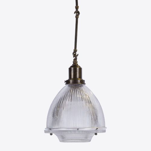 small waffle prismatic glass pendant in a mid century style ideal for dining rooms kitchen islands and entrance halls