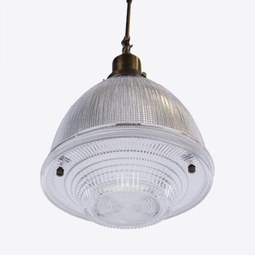 small waffle prismatic glass pendant in a mid century style ideal for dining rooms kitchen islands and entrance halls