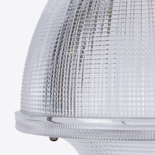 large waffle prismatic glass pendant in a mid century style ideal for dining rooms kitchen islands and entrance halls