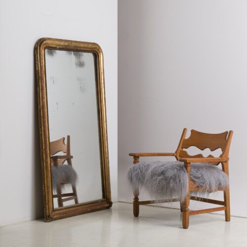 Antique French Louis Philippe mirror - H153cm