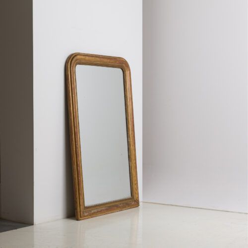 Antique French Louis Philippe Mirror - H 151cm