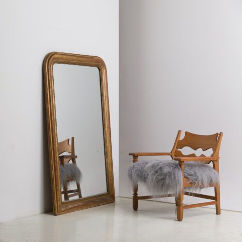 Antique French Louis Philippe Mirror - H 151cm