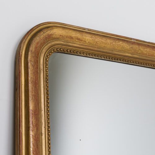 Antique French Louis Philippe Mirror - H 151cm