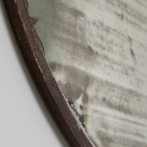 vintage convex railway mirror