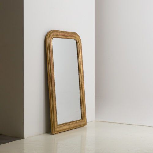 Antique French Louis Philippe Mirror - H142cm