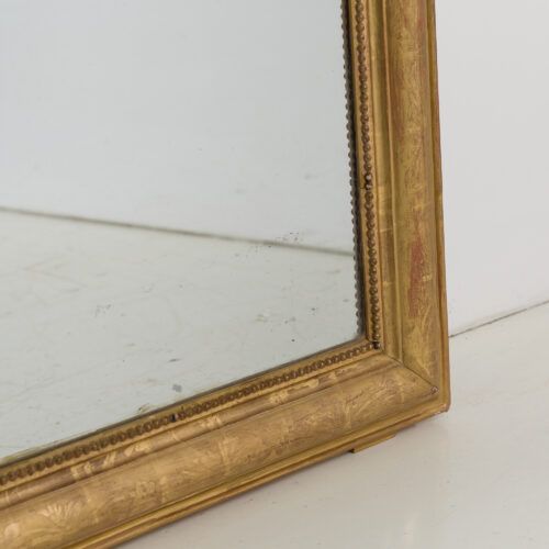 Antique French Louis Philippe Mirror - H142cm