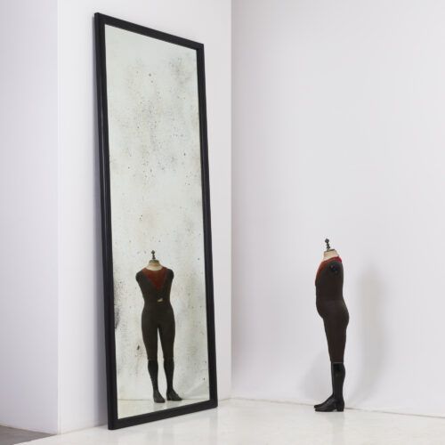Avignon Large Aged Glass full length dressing Mirror