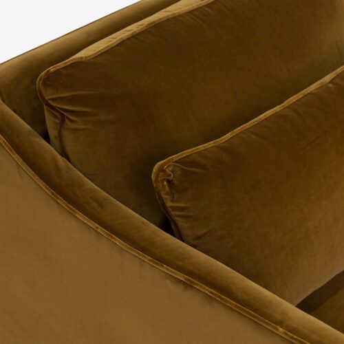 swivel armchair in soft velvet