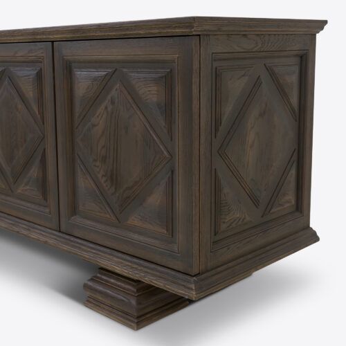 Antoine sideboard inspired by 17th 18th century antique coffer