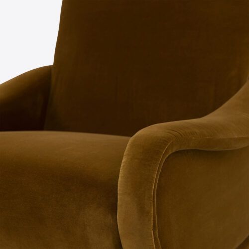 Jaggar mid-century Italian style armchair velvet