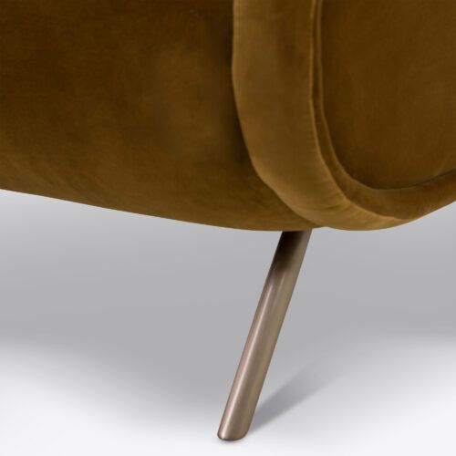 Jaggar mid-century Italian style armchair velvet