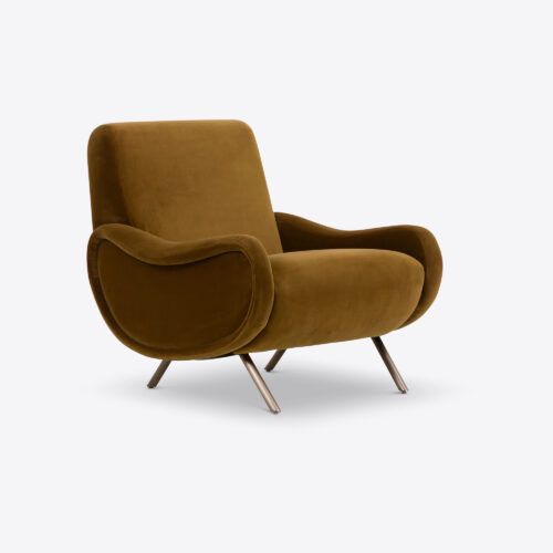 Jaggar mid-century Italian style armchair velvet