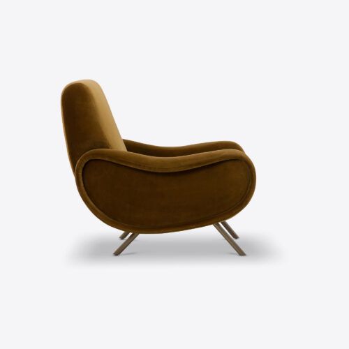 Jaggar mid-century Italian style armchair velvet