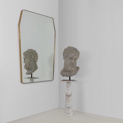 scudo wall mirror - Italian mid-century inspired mirror