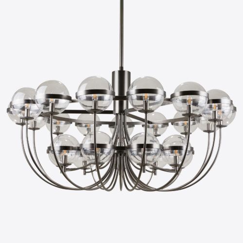 Cross_cHANDELIER_LIGHTING_STATEMENT_HUGE_CHROME_NICKEL_SPUTNIK_3637