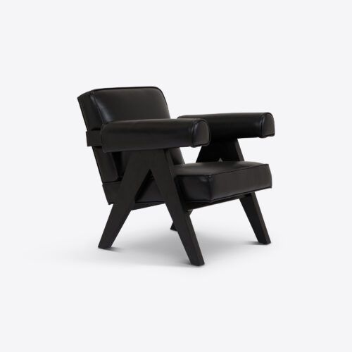 leather midcentury chair